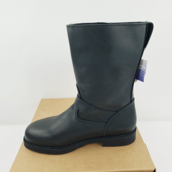 Cruiserworks Men Size 9 Wide Black Leather Classic Motorcycle Pull On Boots NEW - Picture 10 of 14
